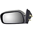 955-453 Driver Side Mirror, Power Adjust, Non-Heated, Non-Folding, Black, No Signal Light, No Memory, No Puddle Light, No Auto-Dim, No Blind Spot Feature