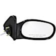 955-458 Passenger Side Mirror, Manual Adjust, Non-Heated, Non-Folding, Black, No Signal Light, No Memory, No Puddle Light, No Auto-Dim, No Blind Spot Feature