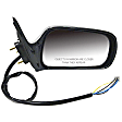 955-462 Passenger Side Mirror, Power Adjust, Heated, Non-Folding, Black, No Signal Light, No Memory, No Puddle Light, No Auto-Dim, No Blind Spot Feature