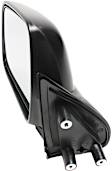 955-481 Driver Side Mirror, Manual Adjust, Non-Heated, Manual Folding, Black, No Signal Light, No Memory, No Puddle Light, No Auto-Dim, No Blind Spot Feature