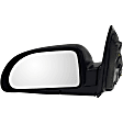 955-501 Driver Side Mirror, Power Adjust, Non-Heated, Power Folding, Black, No Signal Light, No Memory, No Puddle Light, No Auto-Dim, No Blind Spot Feature