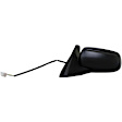 955-509 Driver Side Mirror, Power Adjust, Non-Heated, Manual Folding, Black, No Signal Light, No Memory, No Puddle Light, No Auto-Dim, No Blind Spot Feature