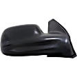 2000 Chevrolet Tracker - Passenger Side Mirror, Manual Adjust, Non-Heated, Black, Non-Folding, No Signal Light, No Blind Spot Feature, No Memory, No Puddle Light, No Auto-Dim