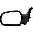 955-522 Driver Side Mirror, Manual Adjust, Non-Heated, Non-Folding, Black, No Signal Light, No Memory, No Puddle Light, No Auto-Dim, No Blind Spot Feature