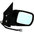955-633 Passenger Side Mirror, Power Adjust, Non-Heated, Power Folding, Black, No Signal Light, No Memory, No Puddle Light, No Auto-Dim, No Blind Spot Feature