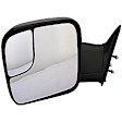 955-678 Driver Side Mirror, Manual Adjust, Non-Heated, Manual Folding, Black, No Signal Light, No Memory, No Puddle Light, No Auto-Dim, With Blind Spot Detection in Glass