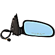 955-685 Passenger Side Mirror, Power Adjust, Heated, Power Folding, Black, No Signal Light, With Memory, No Puddle Light, No Auto-Dim, No Blind Spot Feature