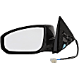 955-700 Driver Side Mirror, Power Adjust, Non-Heated, Power Folding, Black, No Signal Light, No Memory, No Puddle Light, No Auto-Dim, No Blind Spot Feature