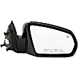 955-715 Passenger Side Mirror, Power Adjust, Heated, Non-Folding, Black, No Signal Light, No Memory, No Puddle Light, No Auto-Dim, No Blind Spot Feature