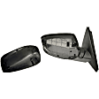 955-717 Coupe Passenger Side Mirror, Power Adjust, Heated, Power Folding, Black, No Signal Light, No Memory, No Puddle Light, No Auto-Dim, No Blind Spot Feature