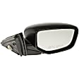 955-717 Coupe Passenger Side Mirror, Power Adjust, Heated, Power Folding, Black, No Signal Light, No Memory, No Puddle Light, No Auto-Dim, No Blind Spot Feature