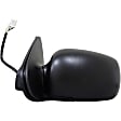 955-728 Driver Side Mirror, Power Adjust, Heated, Power Folding, Black, No Signal Light, No Memory, No Puddle Light, No Auto-Dim, No Blind Spot Feature