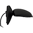 955-729 Passenger Side Mirror, Power Adjust, Heated, Power Folding, Black, No Signal Light, No Memory, No Puddle Light, No Auto-Dim, No Blind Spot Feature