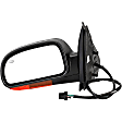 955-734 Driver Side Mirror, Power Adjust, Heated, Power Folding, Black, No Signal Light, No Memory, No Puddle Light, No Auto-Dim, No Blind Spot Feature