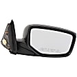 955-737 Sedan Passenger Side Mirror, Power Adjust, Non-Heated, Power Folding, Black, No Signal Light, No Memory, No Puddle Light, No Auto-Dim, No Blind Spot Feature