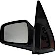 955-753 Driver Side Mirror, Power Adjust, Non-Heated, Manual Folding, Black, No Signal Light, No Memory, No Puddle Light, No Auto-Dim, No Blind Spot Feature