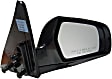 955-764 Passenger Side Mirror, Power Adjust, Heated, Power Folding, Black, No Signal Light, No Memory, No Auto-Dim