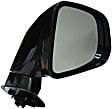 955-782 Passenger Side Mirror, Power Adjust, Heated, Power Folding, Black, No Signal Light, No Memory, No Auto-Dim