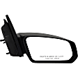 955-784 Coupe Passenger Side Mirror, Manual Adjust, Non-Heated, Non-Folding, Black, No Signal Light, No Memory, No Puddle Light, No Auto-Dim, No Blind Spot Feature