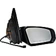 955-786 Coupe Passenger Side Mirror, Power Adjust, Non-Heated, Non-Folding, Black, No Signal Light, No Memory, No Puddle Light, No Auto-Dim, No Blind Spot Feature
