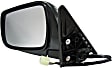 955-797 Driver Side Mirror, Power Adjust, Non-Heated, Power Folding, Black, No Signal Light, No Memory, No Auto-Dim
