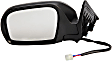 955-803 Driver Side Mirror, Power Adjust, Non-Heated, Power Folding, Gray, No Signal Light, No Memory, No Auto-Dim