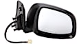 955-808 Passenger Side Mirror, Power Adjust, Heated, Power Folding, Black, No Signal Light, No Memory, No Auto-Dim