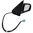955-826 Driver Side Mirror, Power Adjust, Non-Heated, Manual Folding, Black, In-housing Signal Light, With Memory, No Puddle Light, No Auto-Dim, No Blind Spot Feature