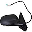 955-826 Driver Side Mirror, Power Adjust, Non-Heated, Manual Folding, Black, In-housing Signal Light, With Memory, No Puddle Light, No Auto-Dim, No Blind Spot Feature
