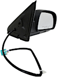 955-827 Passenger Side Mirror, Power Adjust, Heated, Power Folding, Black, In-housing Signal Light, With Memory, No Auto-Dim