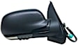955-827 Passenger Side Mirror, Power Adjust, Heated, Power Folding, Black, In-housing Signal Light, With Memory, No Auto-Dim