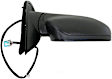 955-827 Passenger Side Mirror, Power Adjust, Heated, Power Folding, Black, In-housing Signal Light, With Memory, No Auto-Dim