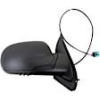 955-829 Passenger Side Mirror, Power Adjust, Non-Heated, Manual Folding, Black, No Signal Light, No Memory, No Puddle Light, No Auto-Dim, No Blind Spot Feature