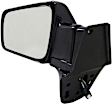 955-830 Driver Side Mirror, Power Adjust, Non-Heated, Power Folding, Black, No Signal Light, Without Memory Recall, No Auto-Dimming