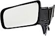 955-830 Driver Side Mirror, Power Adjust, Non-Heated, Power Folding, Black, No Signal Light, Without Memory Recall, No Auto-Dimming