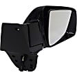 955-831 Passenger Side Mirror, Power Adjust, Non-Heated, Manual Folding, Black, No Signal Light, No Memory, No Puddle Light, No Auto-Dim, No Blind Spot Feature