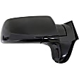 955-831 Passenger Side Mirror, Power Adjust, Non-Heated, Manual Folding, Black, No Signal Light, No Memory, No Puddle Light, No Auto-Dim, No Blind Spot Feature