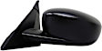 955-832 Driver Side Mirror, Power Adjust, Heated, Non-Folding, Black, No Signal Light, No Memory, No Puddle Light, No Auto-Dim, No Blind Spot Feature