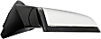 955-845 Passenger Side Mirror, Power Adjust, Non-Heated, Power Folding, Chrome, No Signal Light, No Memory, No Puddle Light, No Auto-Dim, No Blind Spot Feature