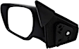 955-850 Driver Side Mirror, Power Adjust, Non-Heated, Power Folding, Black, No Signal Light, No Memory, No Auto-Dim