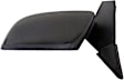 955-850 Driver Side Mirror, Power Adjust, Non-Heated, Power Folding, Black, No Signal Light, No Memory, No Auto-Dim