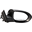 2011 Mazda 6 - Passenger Side Mirror, Without Heat, Without Lighted Entry, Power Adjust, Non-Heated, Black, Non-Folding, No Signal Light, No Blind Spot Feature, No Memory, No Puddle Light, No Auto-Dim