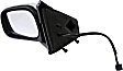 955-874 Driver Side Mirror, Power Adjust, Heated, Power Folding, Black, No Signal Light, No Memory, No Auto-Dim