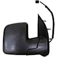 955-883 Passenger Side Mirror, Power Adjust, Non-Heated, Manual Folding, Black, No Signal Light, No Memory, No Puddle Light, No Auto-Dim, No Blind Spot Feature