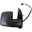 955-885 Passenger Side Mirror, Power Adjust, Non-Heated, Manual Folding, Black, No Signal Light, No Memory, No Puddle Light, No Auto-Dim, No Blind Spot Feature