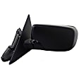 955-894 Driver Side Mirror, Power Adjust, Non-Heated, Manual Folding, Black, No Signal Light, No Memory, No Puddle Light, No Auto-Dim, No Blind Spot Feature