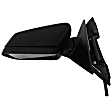 955-894 Driver Side Mirror, Power Adjust, Non-Heated, Manual Folding, Black, No Signal Light, No Memory, No Puddle Light, No Auto-Dim, No Blind Spot Feature