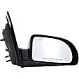 955-897 Passenger Side Mirror, Power Adjust, Non-Heated, Manual Folding, Black, No Signal Light, No Memory, No Puddle Light, No Auto-Dim, No Blind Spot Feature