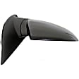 955-897 Passenger Side Mirror, Power Adjust, Non-Heated, Manual Folding, Black, No Signal Light, No Memory, No Puddle Light, No Auto-Dim, No Blind Spot Feature