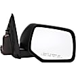 955-931 Passenger Side Mirror, Power Adjust, Non-Heated, Power Folding, Black, No Signal Light, No Memory, No Puddle Light, No Auto-Dim, No Blind Spot Feature